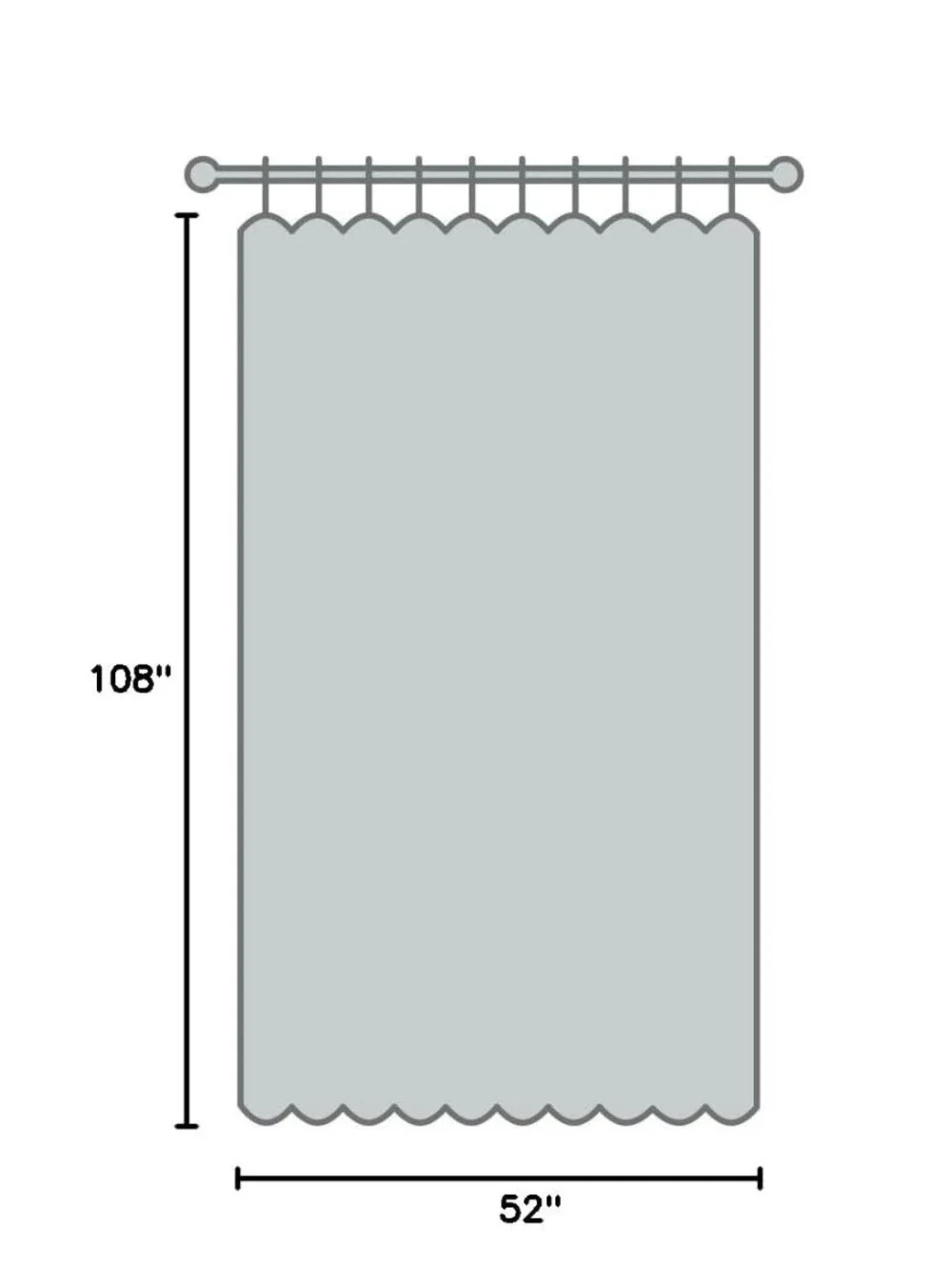 Two-Tone Brown and Beige Grommet Panel Curtain - Home Accents (4 Panels)